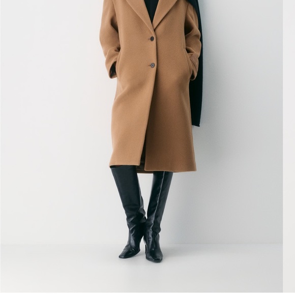 Aritzia The Only Coat - Soft Wool Cashmere - Picture 1 of 4